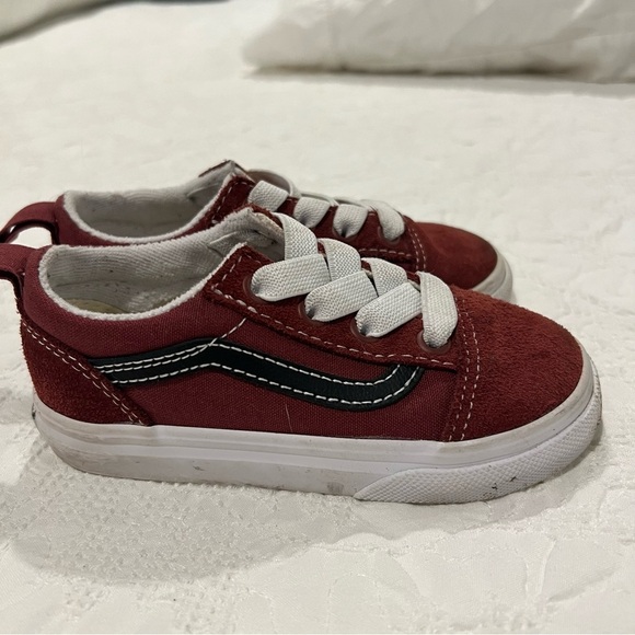 Vans Kids Red Sneakers - Picture 4 of 5